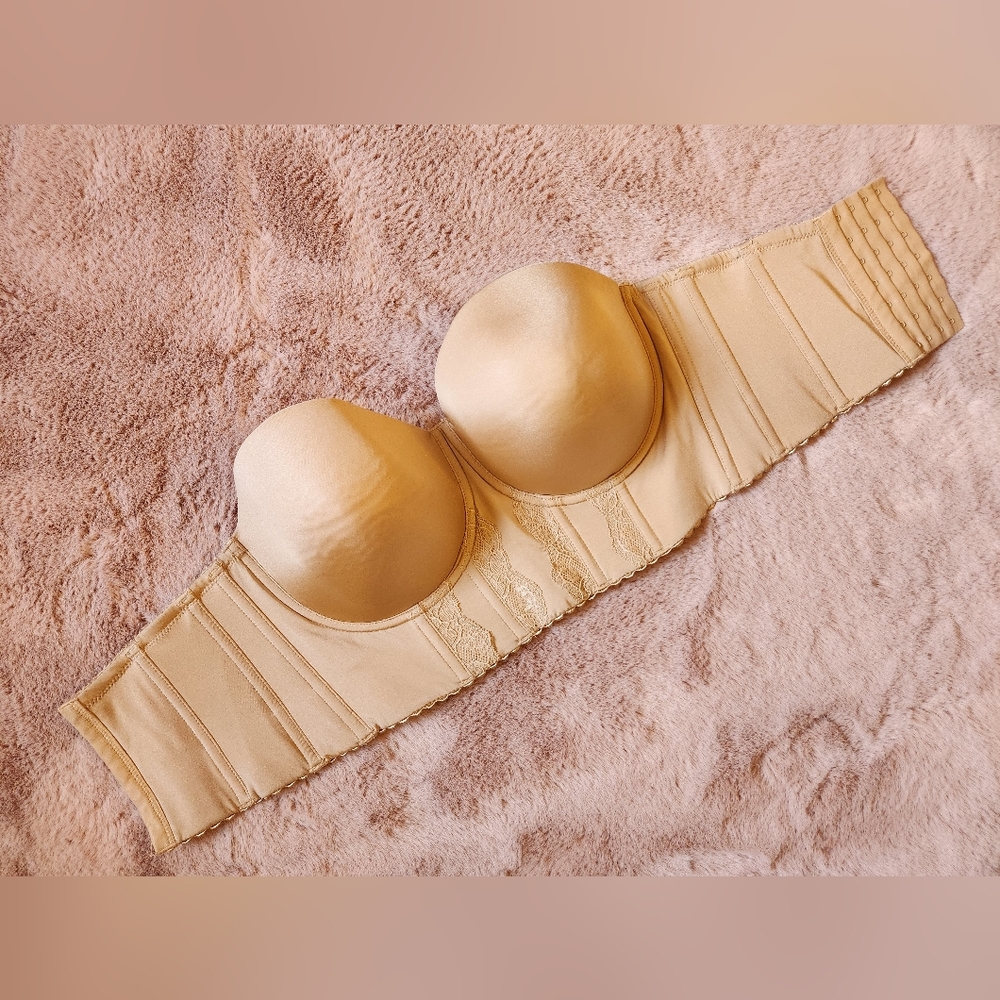 Strapless longline bra